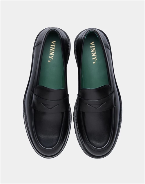 VINNY'S TOWNEE PENNY LOAFER BLACK